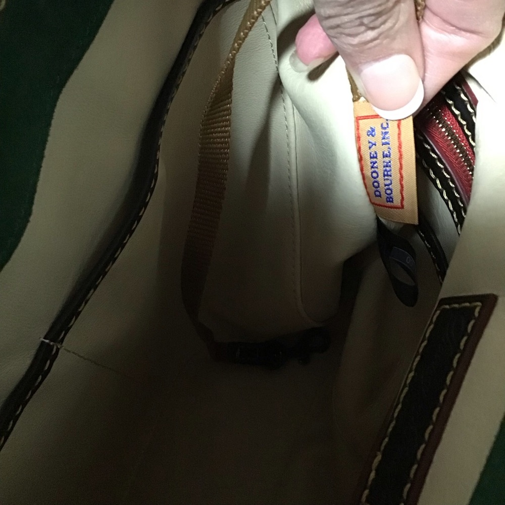 Dooney Florentine Leather North south bucket tote - Picture 15 of 16
